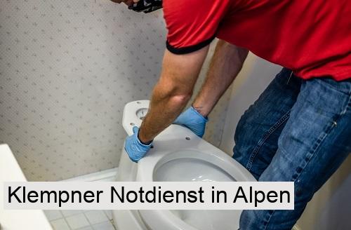 Klempner Notdienst in Alpen